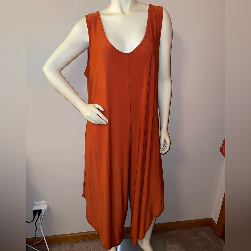 Tiana B. Plus Size Sleeveless Jumpsuit Dress